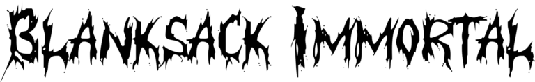 Blanksack Immortal Font
