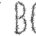 Block Border Font
