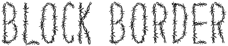 Block Border Font
