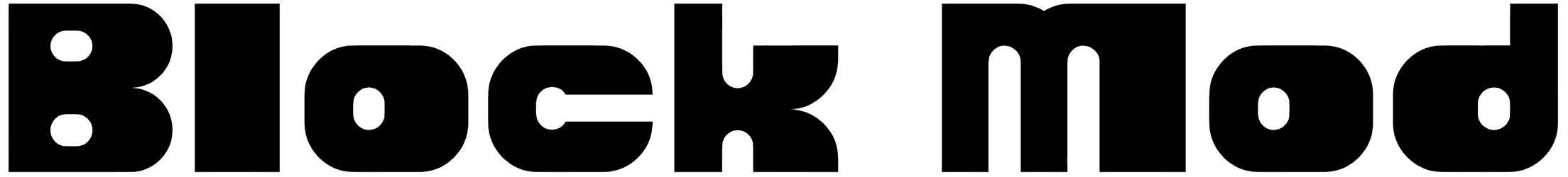 Block Mod Font