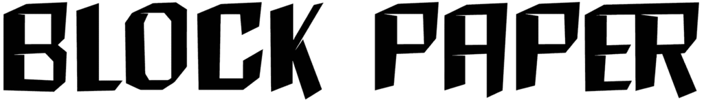 Block Paper Font
