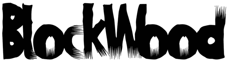 BlockWood Font