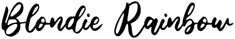 Blondie Rainbow Font