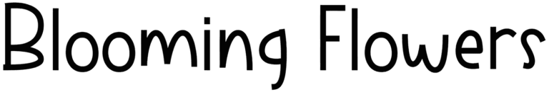 Blooming Flowers Font