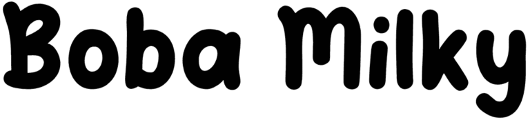 Boba Milky Font