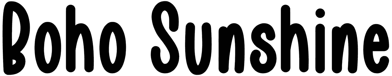 Boho Sunshine Font