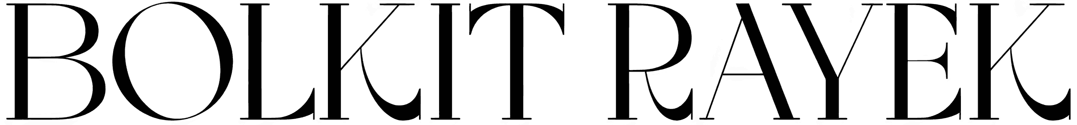 Bolkit Rayek Font