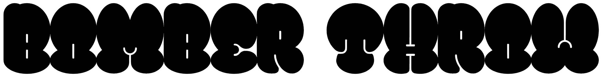 Bomber Throw Font