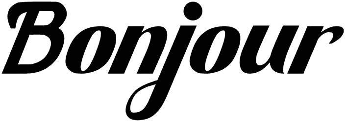 Bonjour Font