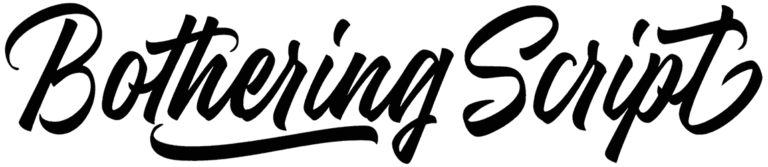 Bothering Script Font