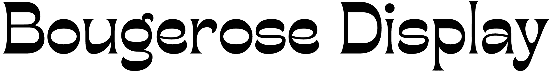 Bougerose Display Font