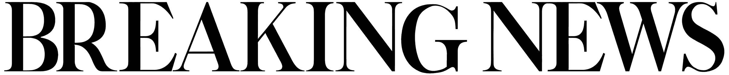 Breaking News Font