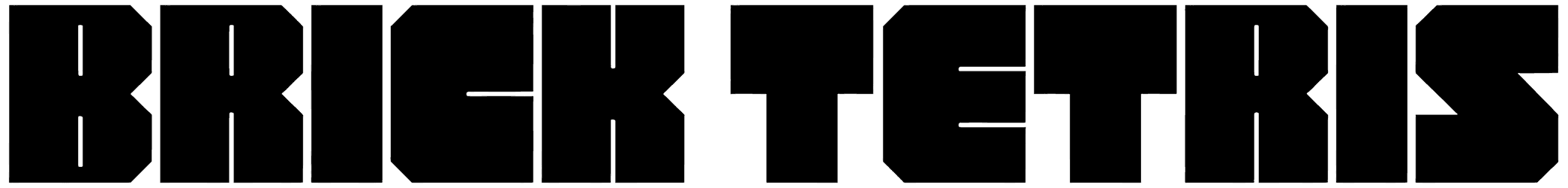 Brick Tetris Font