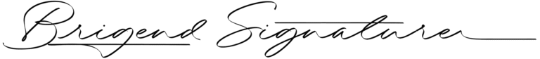 Brigend Signature Font