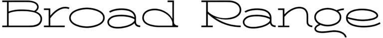 Broad Range Font