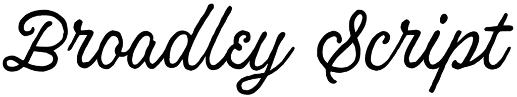 Broadley Script Font
