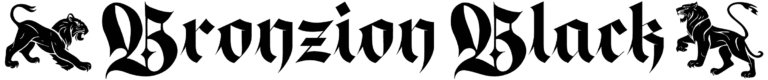 Bronzion Black Font