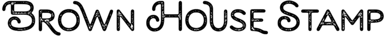 Brown House Stamp Font