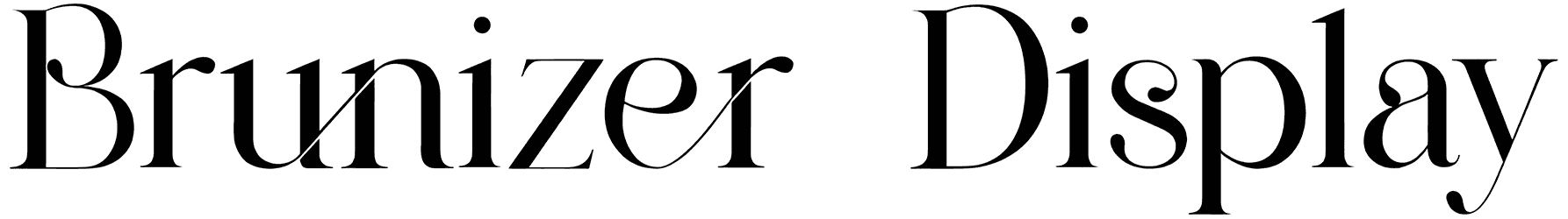 Brunizer Display Font