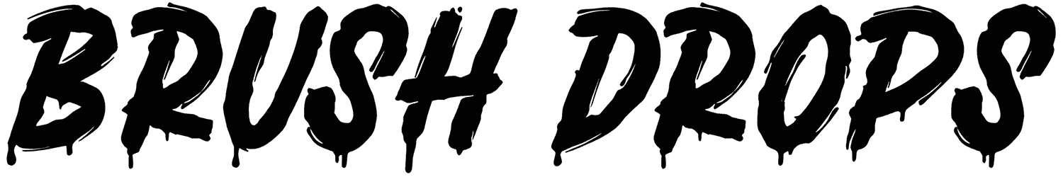 Brush Drops Font