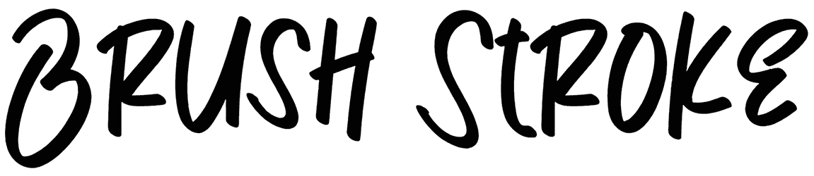 Brush Stroke Font