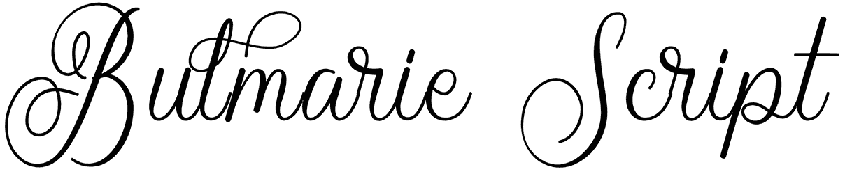 Bulmarie Script Font