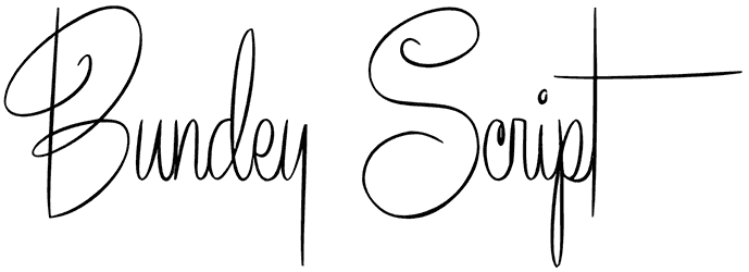 Bundey Script Font