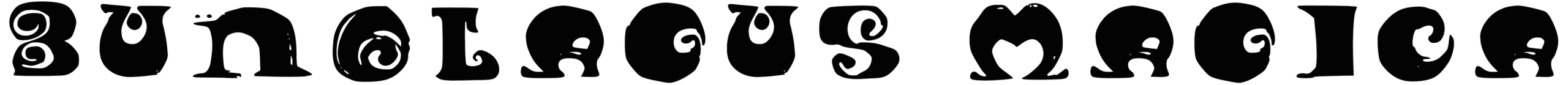 Bunolagus Magica Font