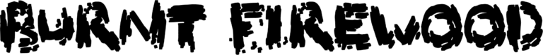 Burnt Firewood Font