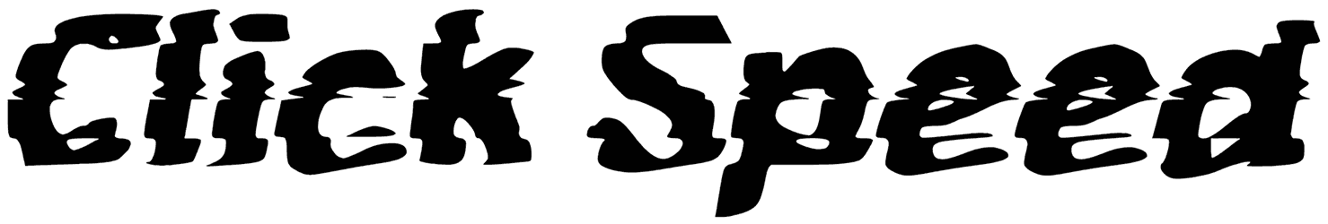 C Click Speed Font