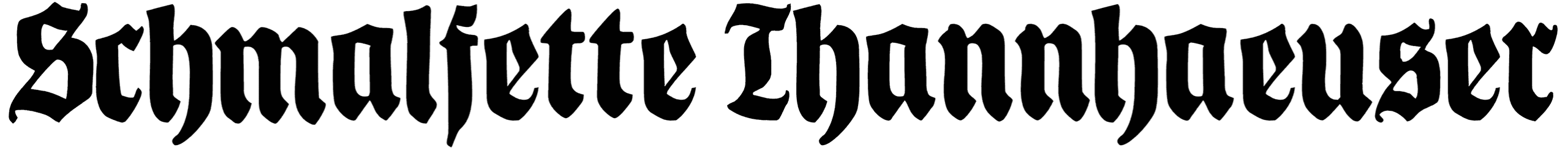 CAT Schmalfette Thannhaeuser Font