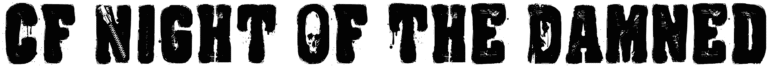 CF Night Of The Damned Font