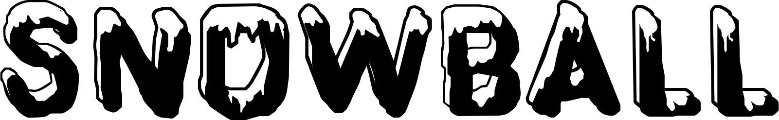 CF SnowBall Font