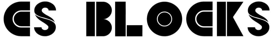 CS Blocks Font