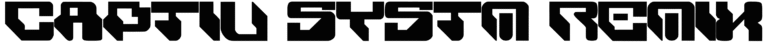 Captiv SystM RemiX Font