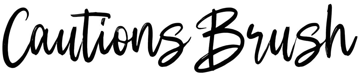 Cautions Brush Font