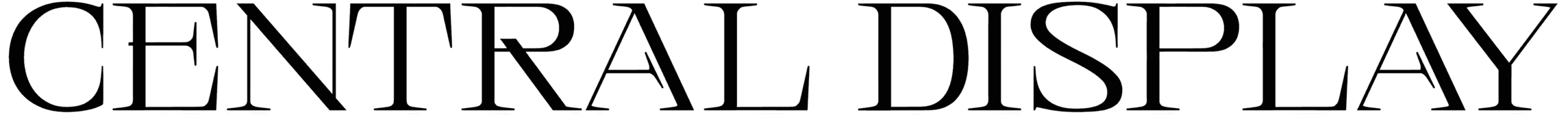 Central Display Font