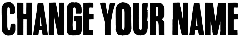 Change Your Name Font
