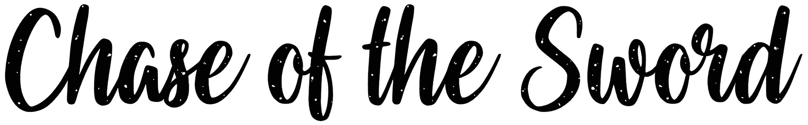Chase Of The Sword Font