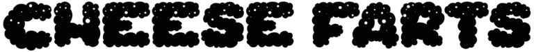 Cheese Farts Font