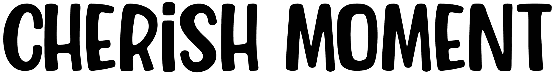 Cherish Moment Font