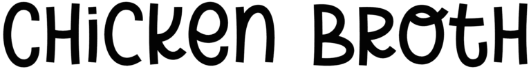 Chicken Broth Font