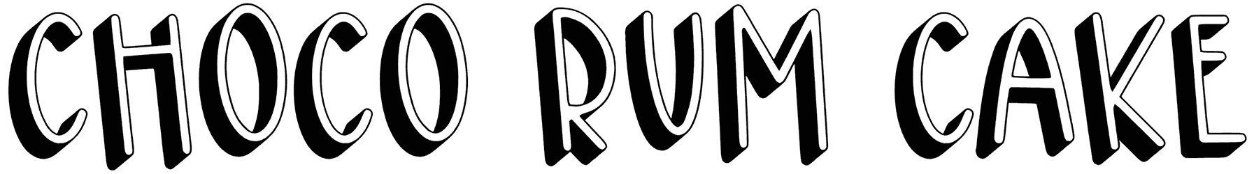 Choco Rum Cake Font