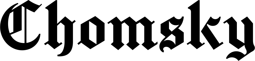 Chomsky Font