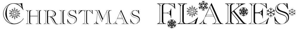 Christmas / Flakes Font