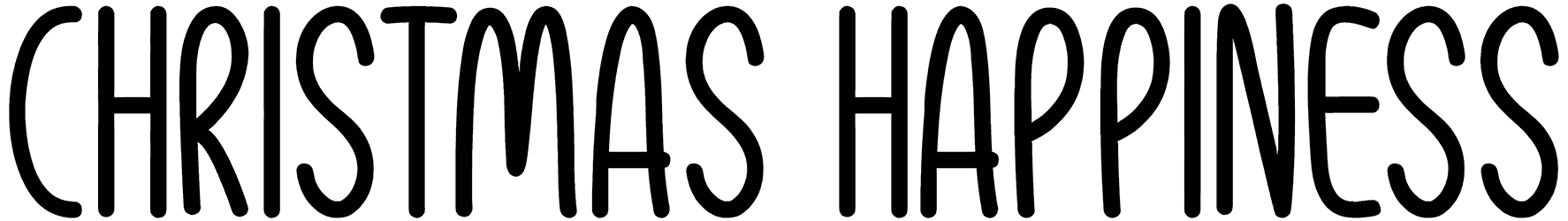 Christmas Happiness Font