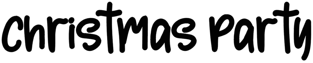 Christmas Party Font