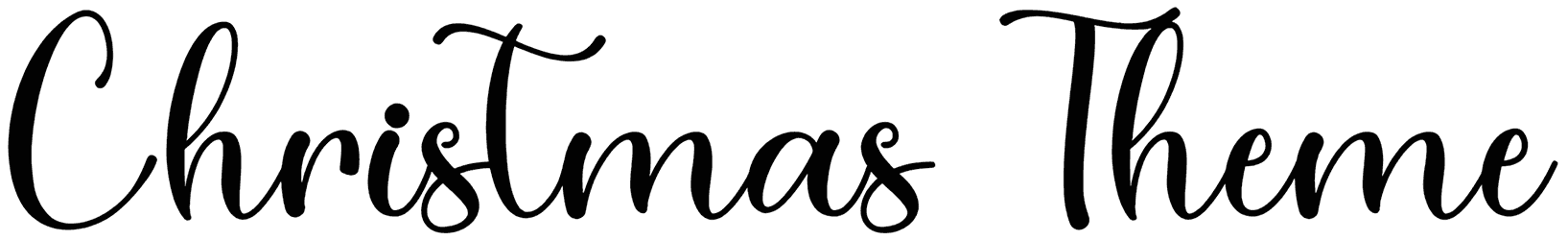 Christmas Theme Font