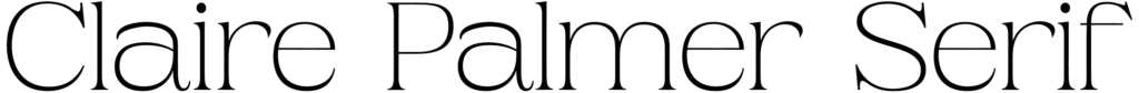 Claire Palmer Serif Font