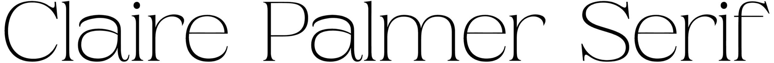 Claire Palmer Serif Font